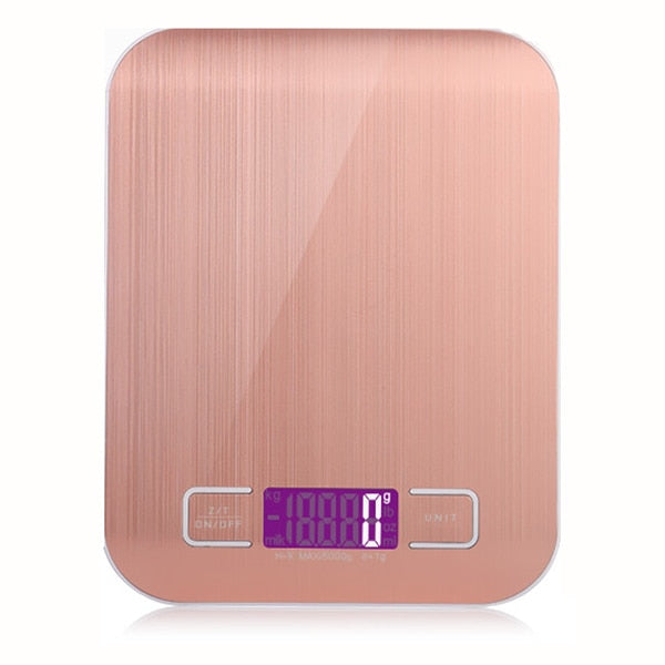 Stainless Steel Digital USB Kitchen Scales 10kg/5kg Electronic Precision postal Food Diet scale for Cooking Baking Measure Tools-1